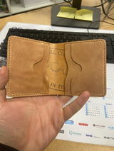 Rocado Shell Cordovan leather bifold wallet