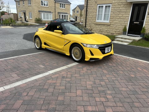 Mugen Side Skirts, Carnival Yellow II - S660 JW5