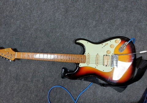 Torrins Electric Guitar EG, Linden Wood, 6-String, for Musicians | Available in Surf Green and Sunburst Color