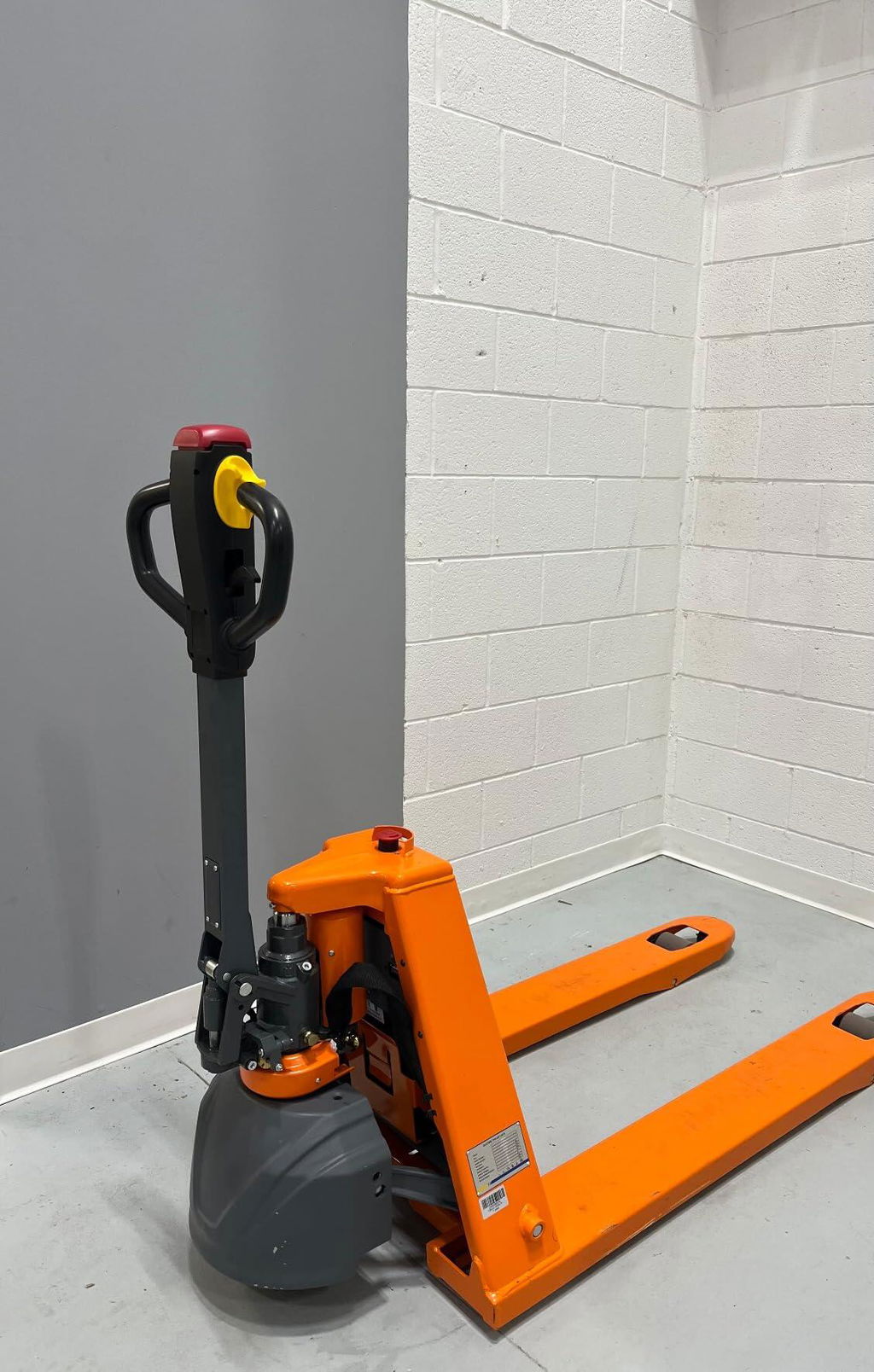 Electric Pallet Jack 3300 lb Capacity with 48"L x 27"W Forks Lithium Battery, T-1034