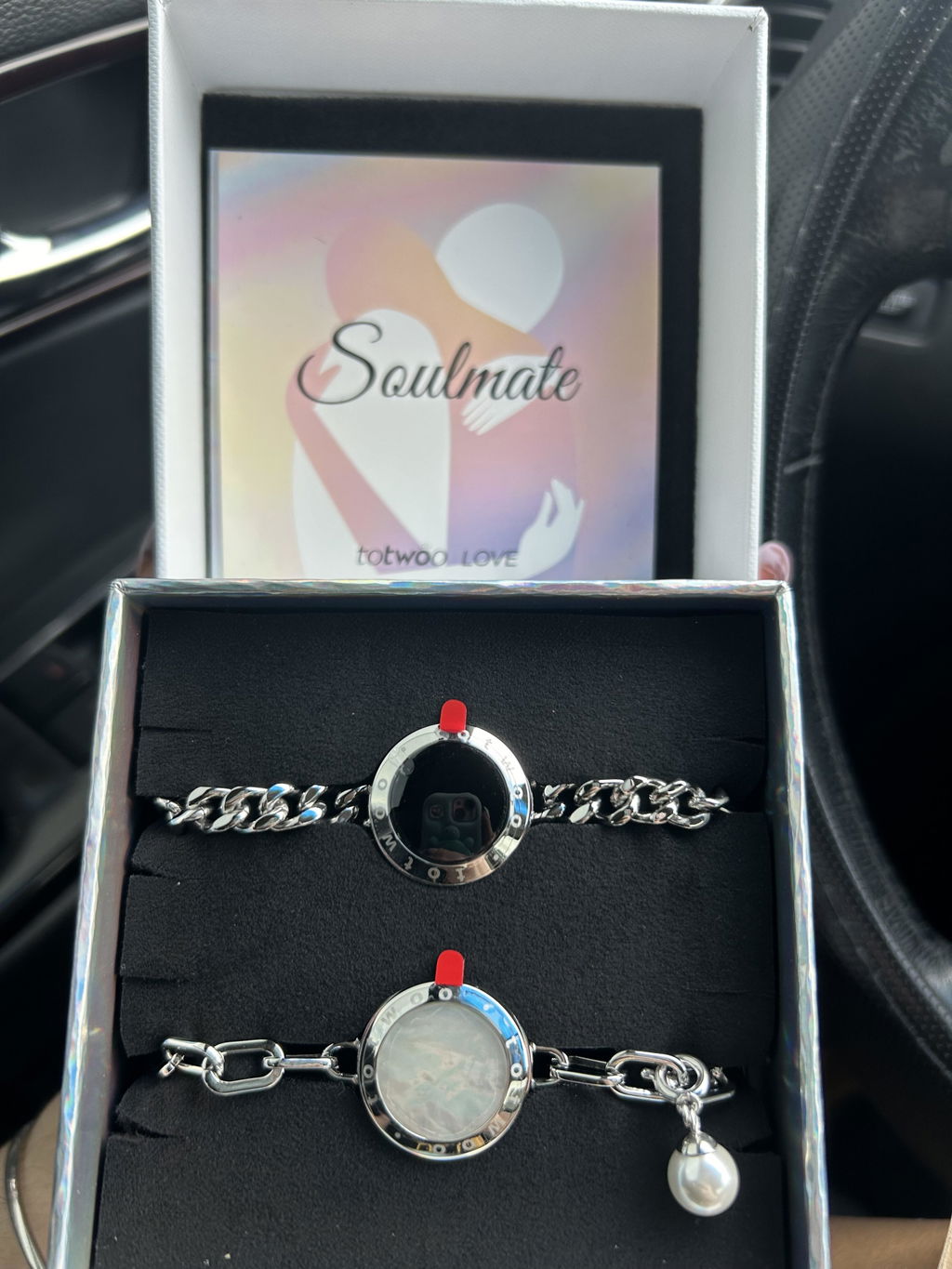 Soulmate 2.0 Touch Bracelets - Silver Cuban & Paperclip Chains