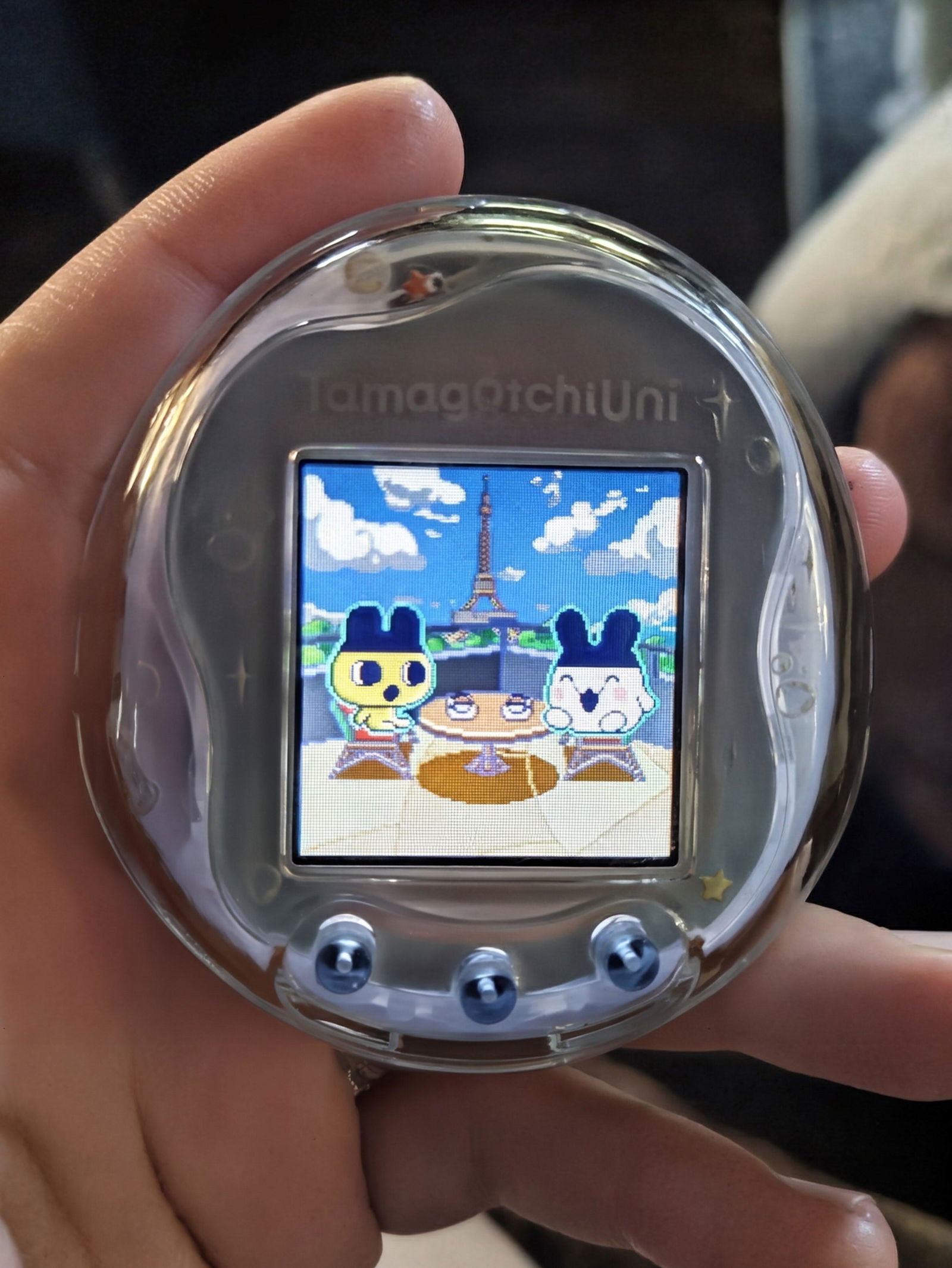 BANDAI Tamagotchi Uni Prism White JAPAN OFFICIAL — ToysOneJapan