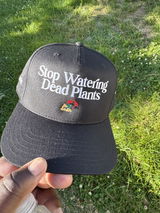 Stop Watering Dead Plants | Black Crewneck Sweatshirt