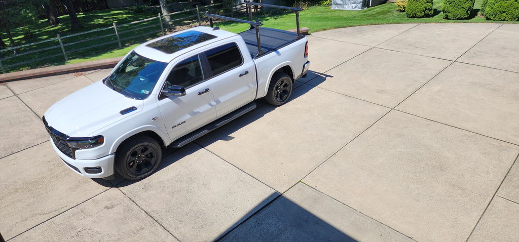 BAKFlip MX4 TS Hard Folding Tonneau Cover w/ T-Slot Rails For 2019-2026 RAM 1500 5'7" Bed - 449227TS
