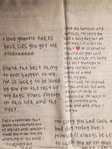 The Love Notes Custom Suit Lining