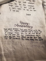 The Love Notes Custom Suit Lining