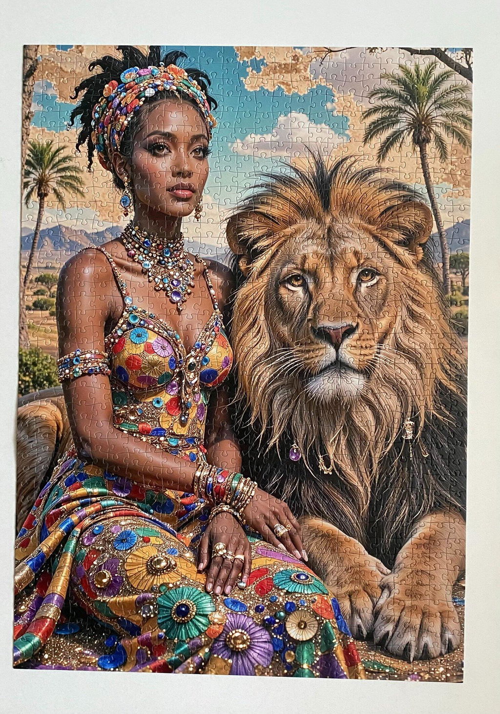 Radiant Queen Lion Spirit Jigsaw Puzzle