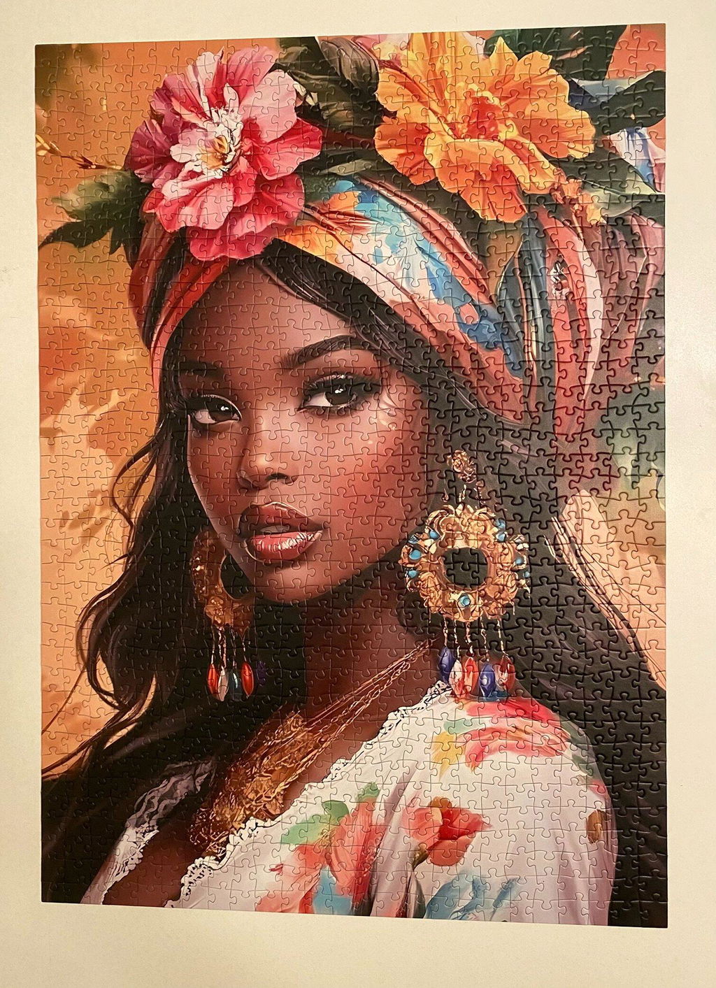 Floral Majesty Jigsaw Puzzle