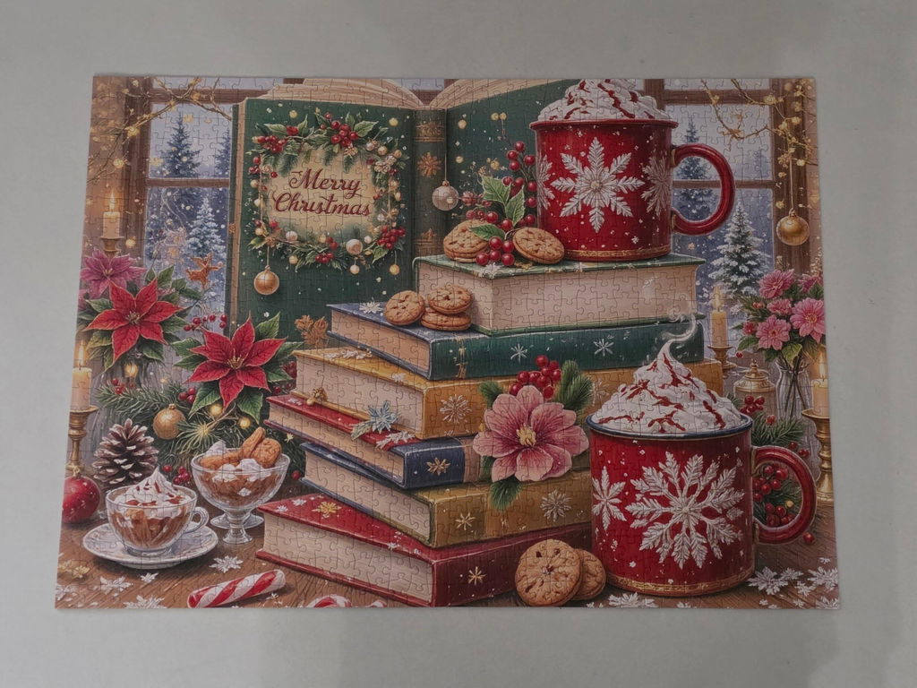 Cozy Christmas Reading Corner Jigsaw Puzzle