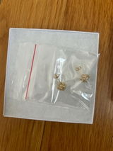 Filigree Sphere Stud Earrings with Floral Filigree Detail and Milgrain
