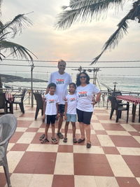 Holiday Vibes White HOVI Family Tshirt