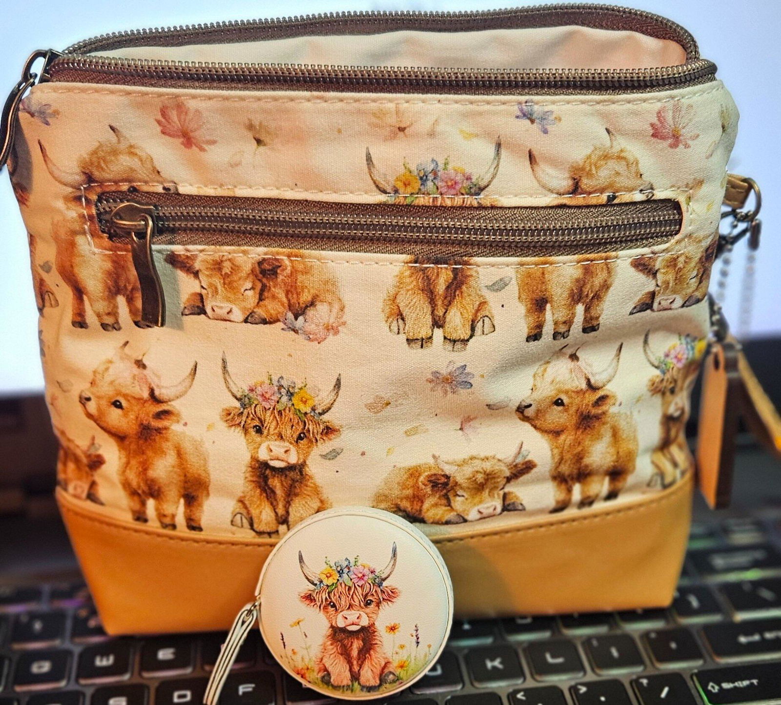 Mini Trini Bag – Small Zippered Sock Project Bag - Maisy the