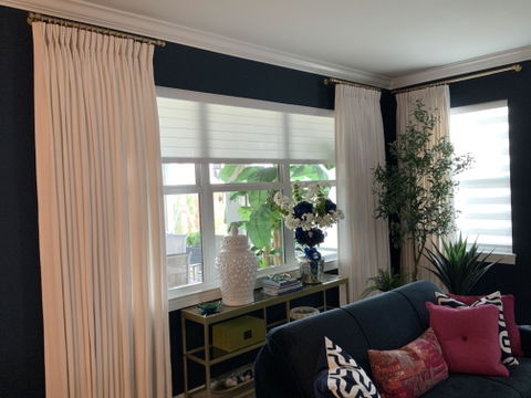 Jawara Luxury Linen Cotton Curtain Pleated