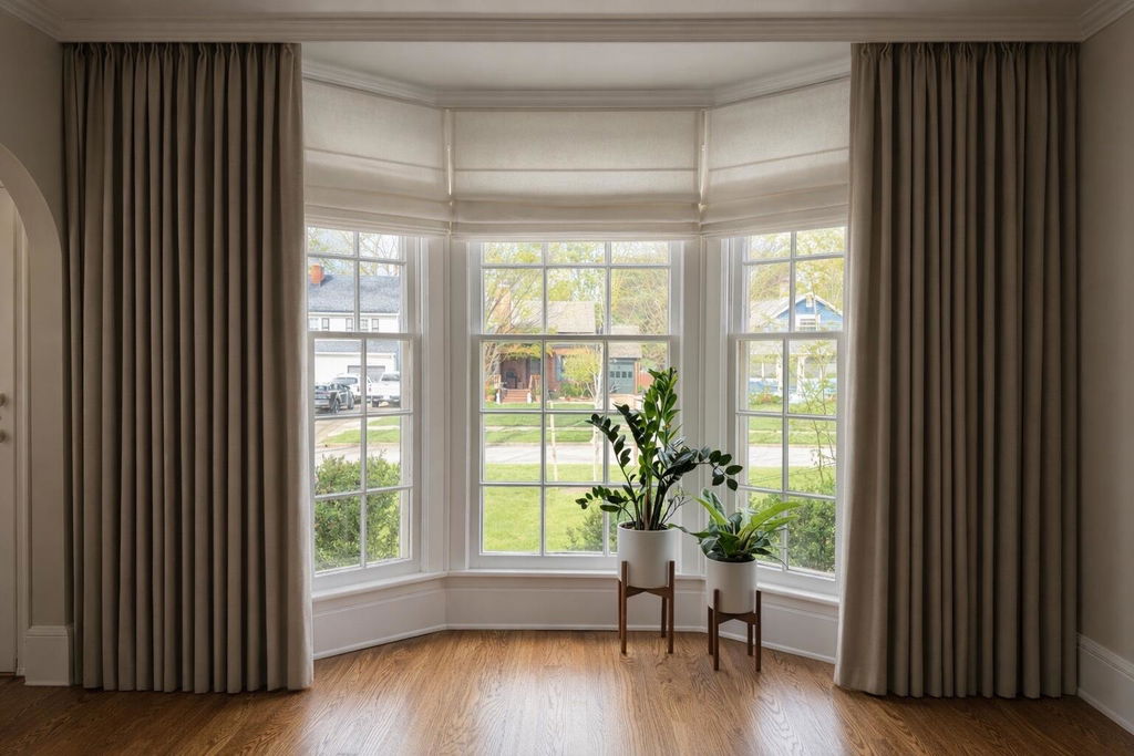 Jawara Luxury Linen Cotton Curtain Pleated