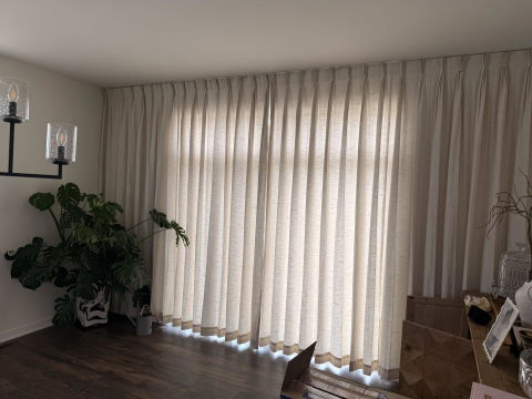 Jawara Luxury Linen Cotton Curtain Pleated