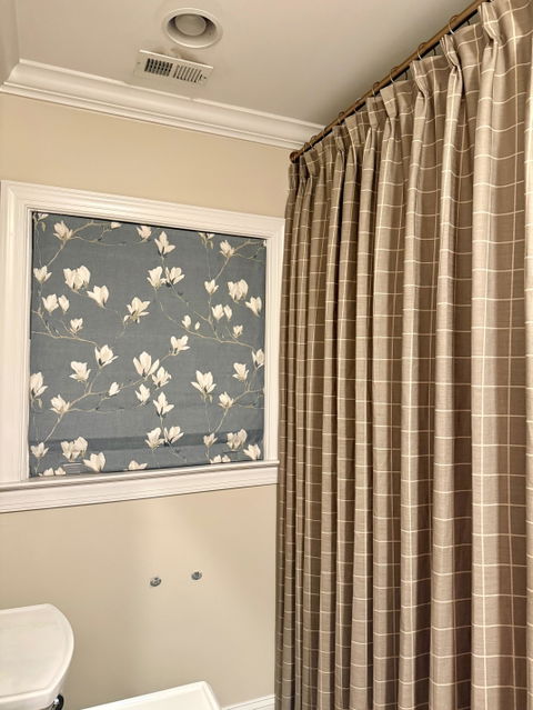 Custom Luxury Bathroom Curtains with Waterproof Layer