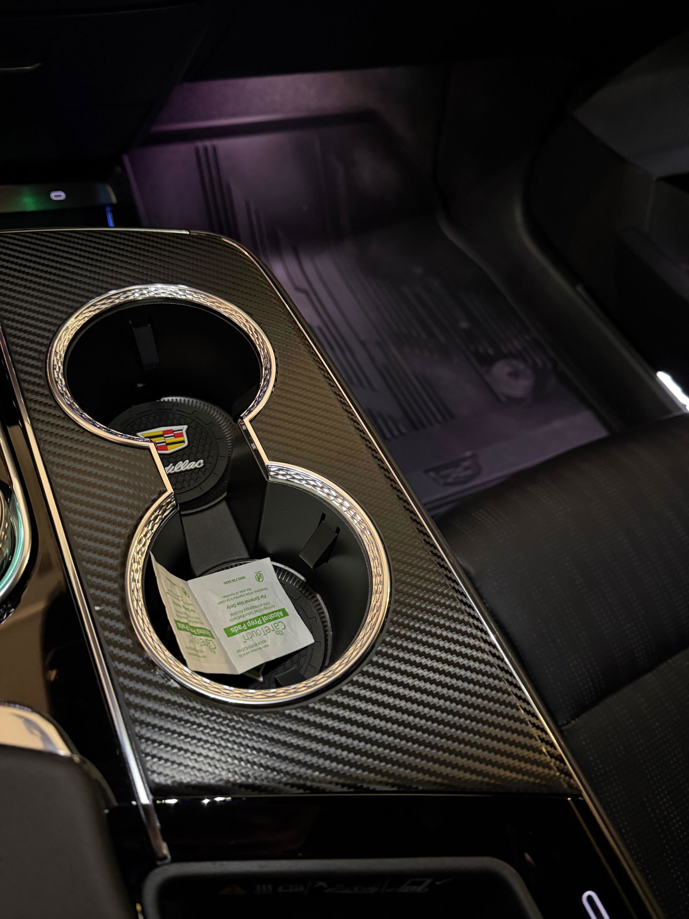 Interior Vinyl Wrap Kit | Cadillac LYRIQ 2023-2026 - Premium Carbon Fiber Style