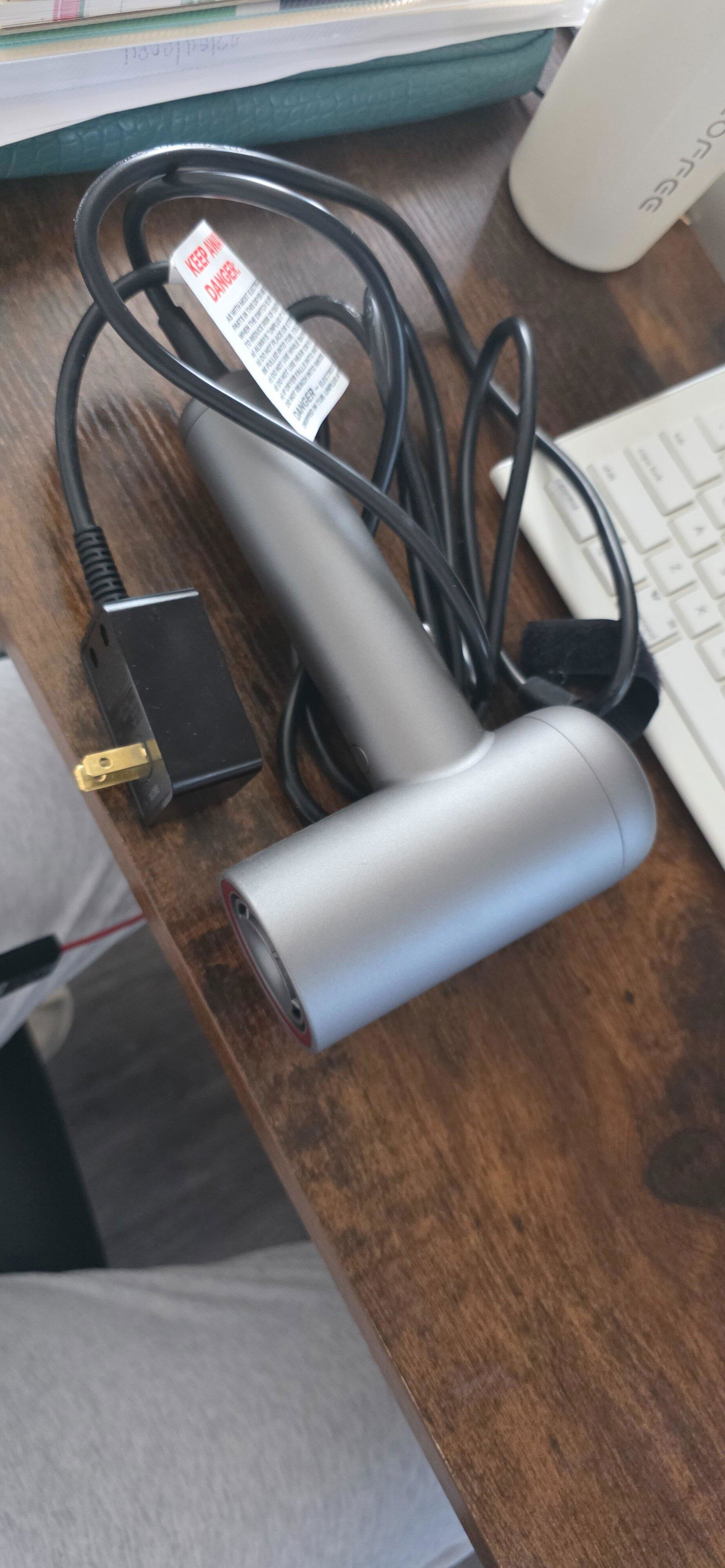TYMO Airhype Lite Silver: Hair Dryer with Diffuser for Curly Hair