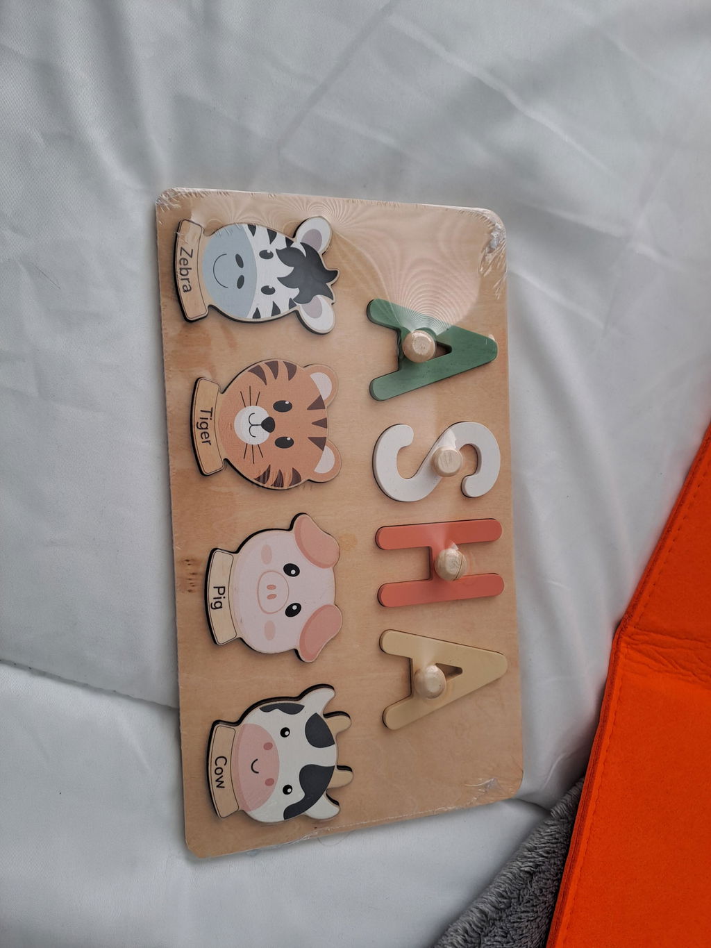 Personalised Wooden Baby Name Puzzle-Element With Name