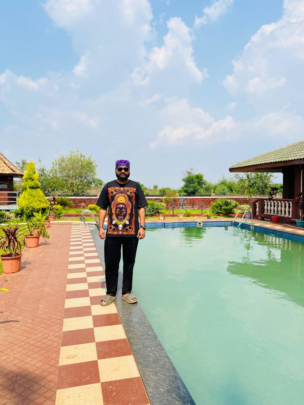 Bhadrakali | UV Light Reactive & Glow In Dark | Oversized T-Shirt