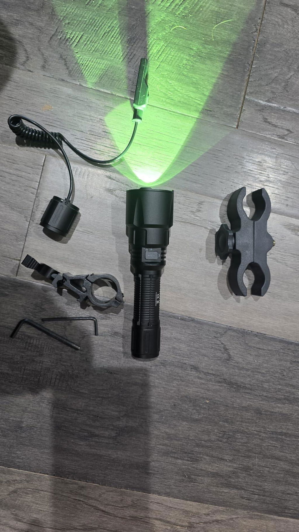 UltraFire® LG20X PRO Green Led Flashlight