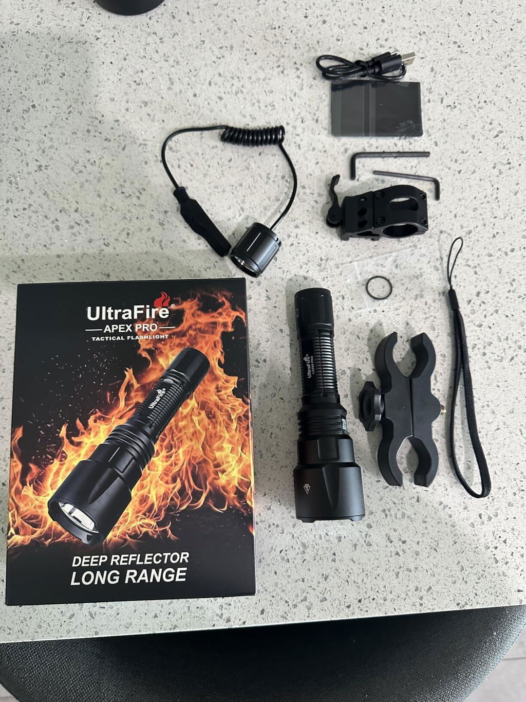 UltraFire® LG20X PRO Green Led Flashlight