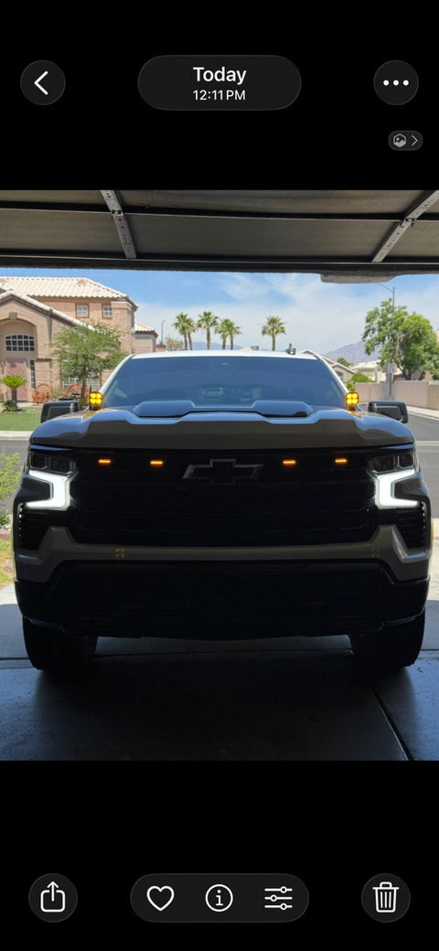 Universal LED Front Grill Lights – Amber or White LED Pods