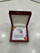 To My Daughter Love Knot Necklace, To My Daughter Necklace From Mom, Necklace For My Daughter