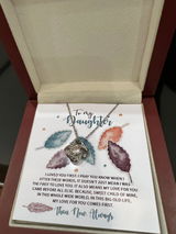 My Daughter Necklace From Dad, Daughter Necklaces From Mom, Necklace My Daughter