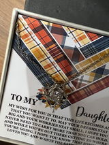 To My Beautiful Daughter Necklace From Mom And Dad, Necklace For Daughter From Mom