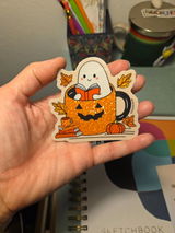 Reading Ghost Sticker
