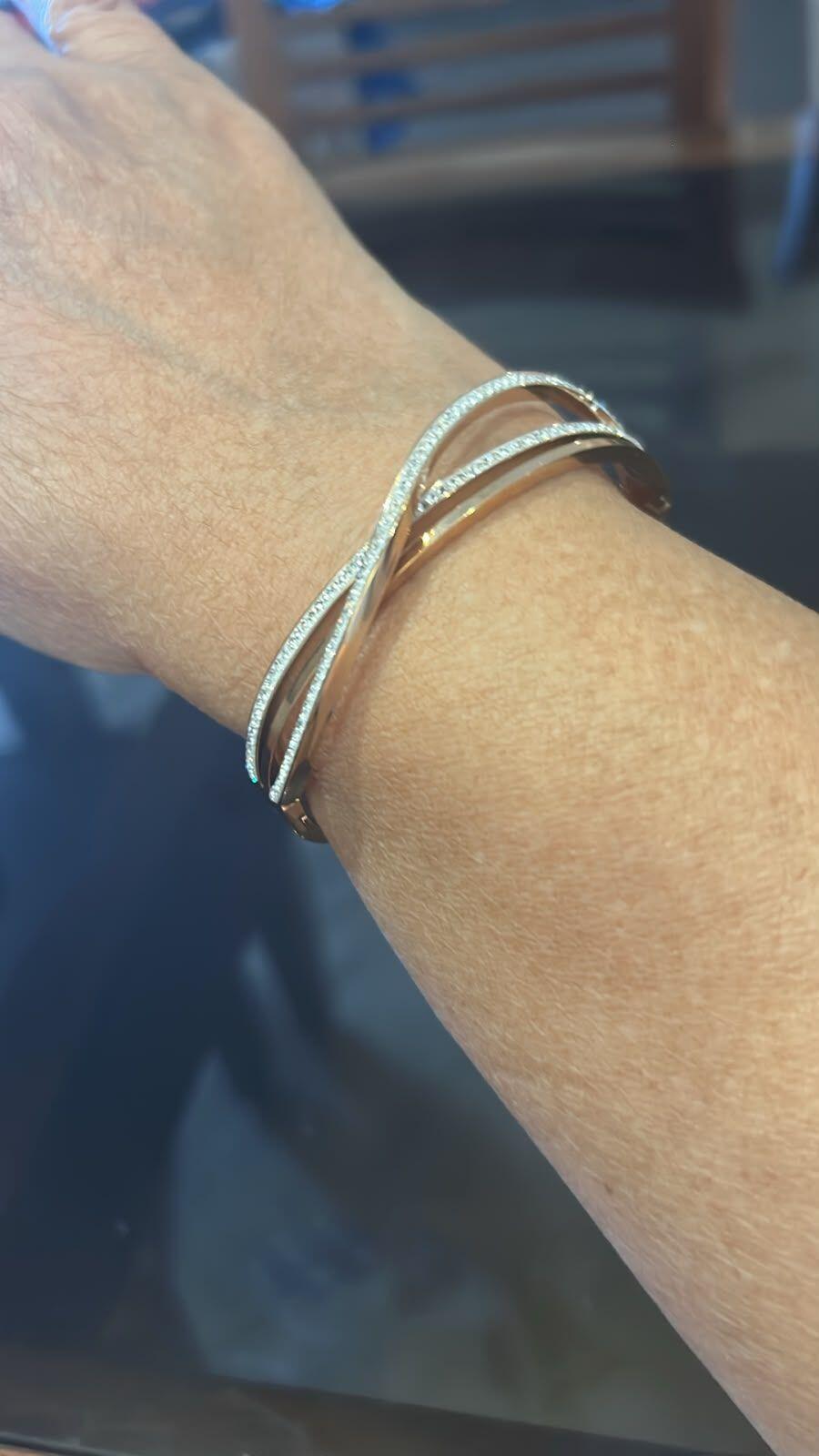 The Multi-Stone Rainbow Bangle  | Demi-Fine | Anti-tarnish | Gold Plated | Openable