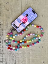 CONFETTI cell phone chain
