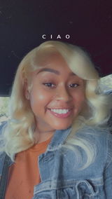 Special Offer-Short Blonde Straight And Body Wave 13x4 Lace Front Wigs