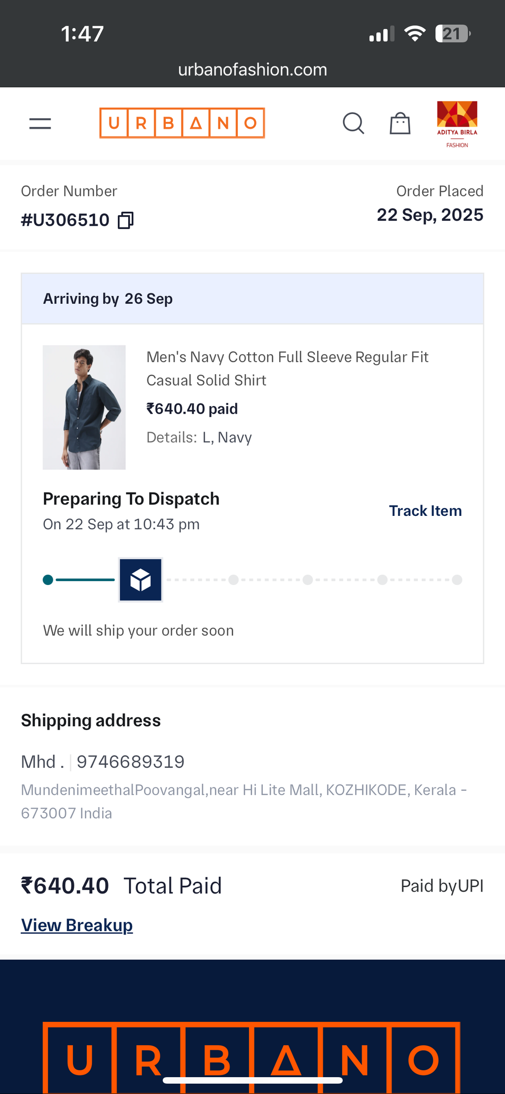 Product photo 1 from Fazal’s review