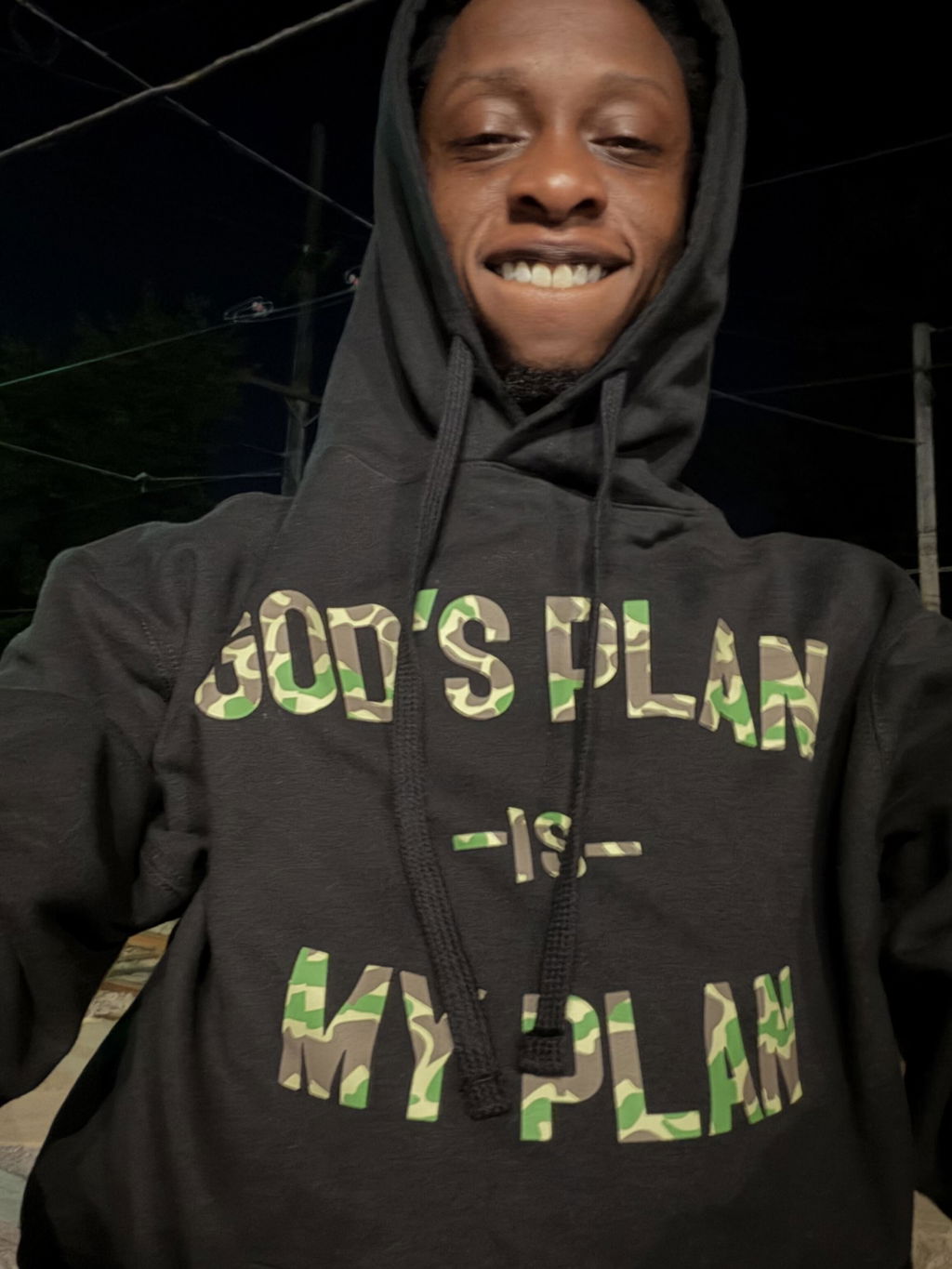God's Plan My Plan Camo Hoodie