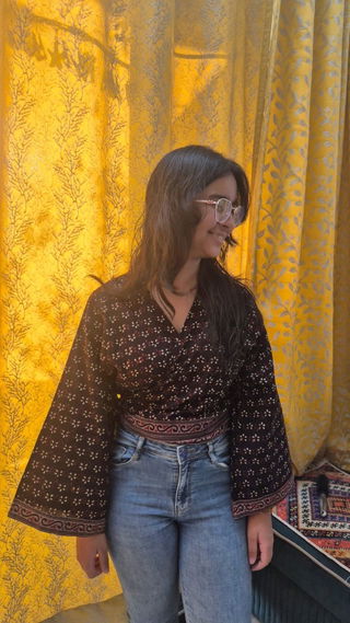 Customer photo of Bhoomi wrap top