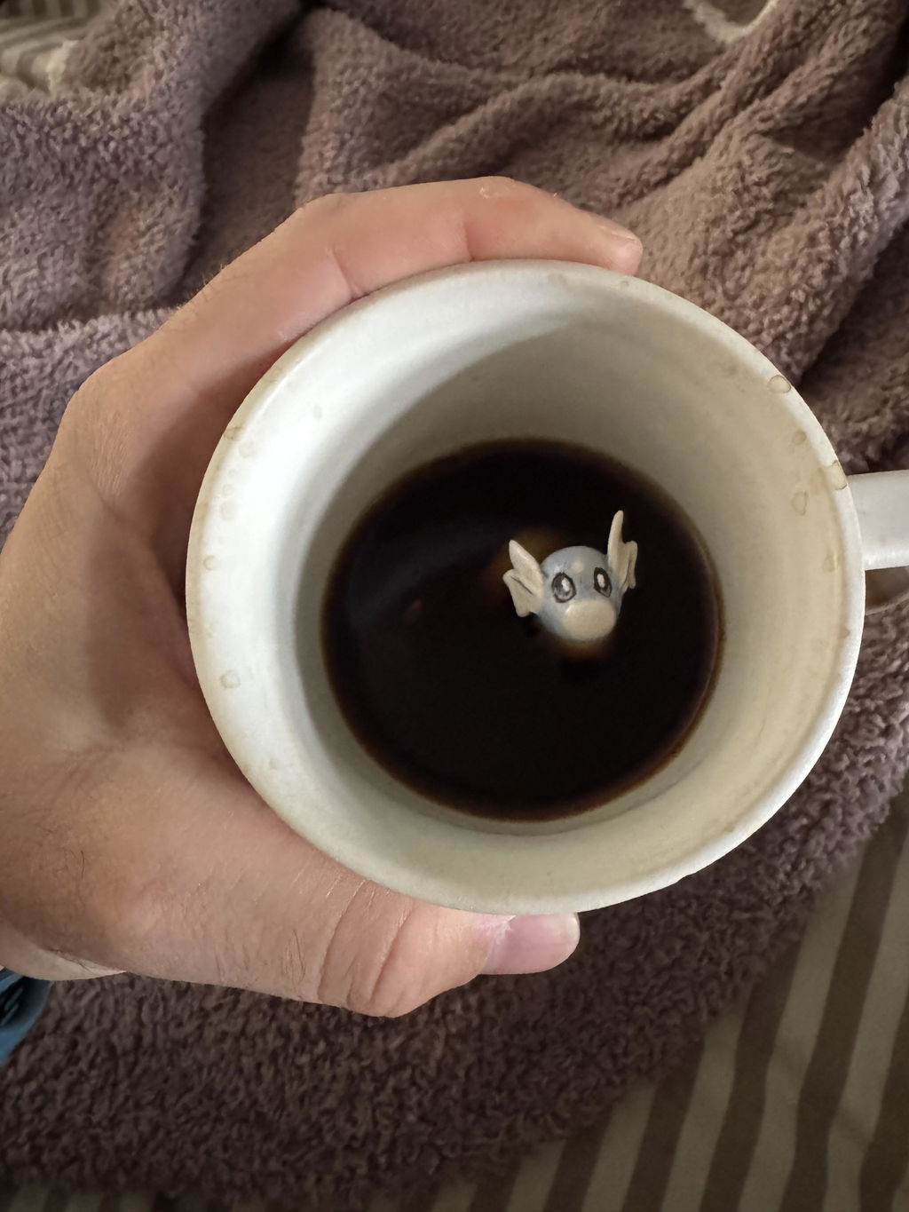 Handmade Pokémon-Inspired Ceramic Mug – Cute Anime Figurine Coffee Cup
