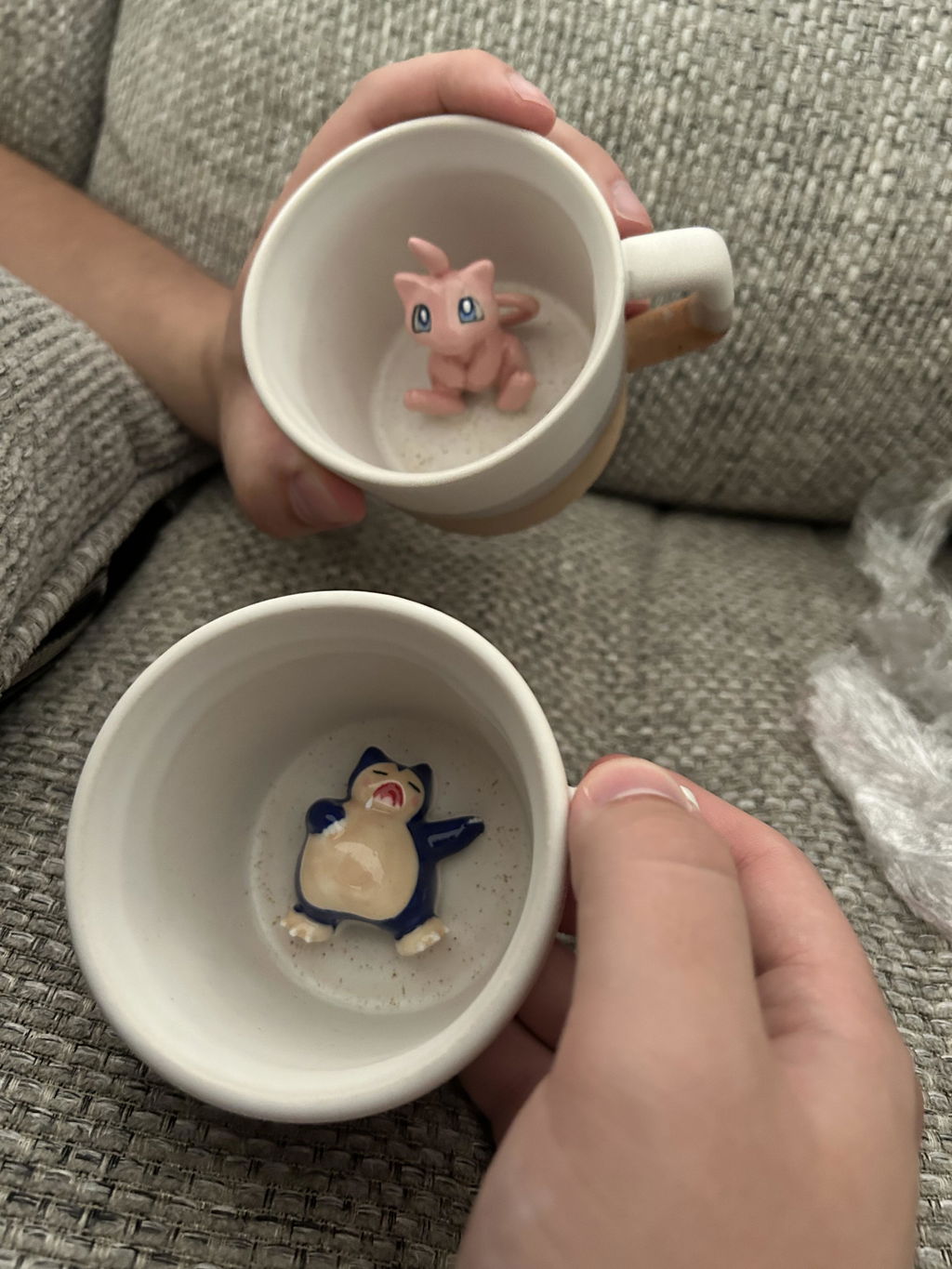 Handmade Pokémon-Inspired Ceramic Mug – Cute Anime Figurine Coffee Cup