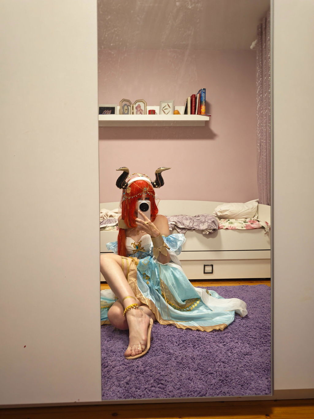 [Last Batch] INSTOCK-Uwowo Genshin Impact Fanart Nilou 'Aqua Seraphina' Dance Dress Cosplay Costume