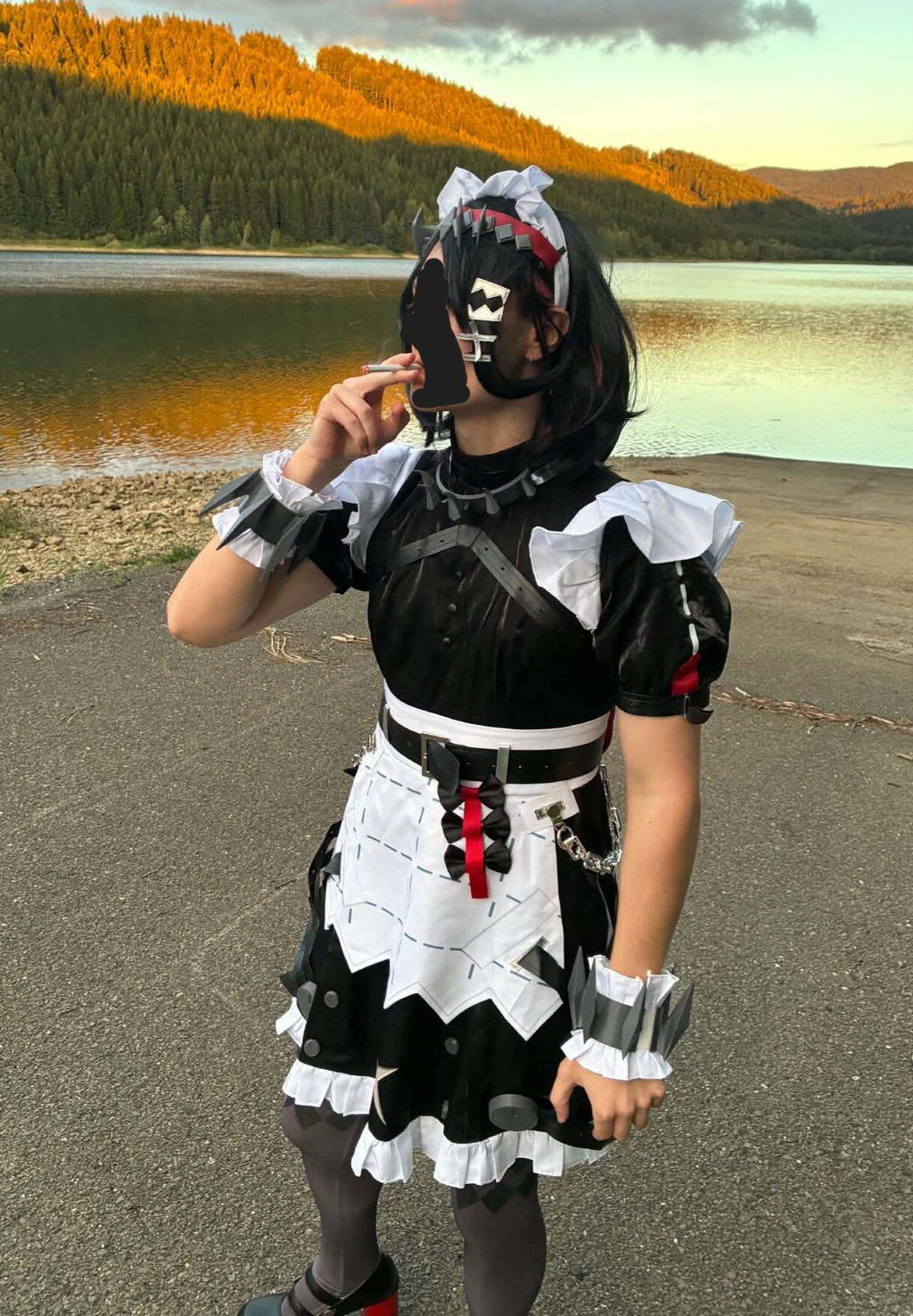 Uwowo Collab Series: Game Zenless Zone Zero/ZZZ Ellen Joe Maid Cosplay Costume