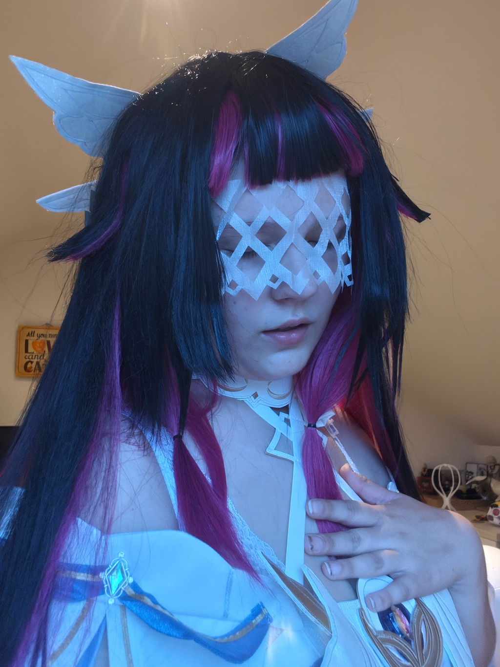 Uwowo Genshin Impact Columbina 'Damselette' Snezhnaya Cosplay Costume S-3XL