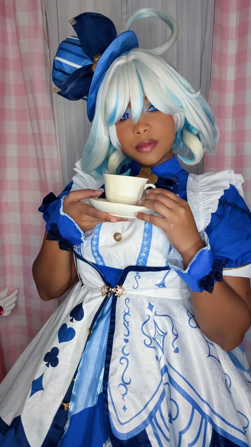【Clearance Sale】[Last batch] S-3XL Uwowo Genshin Impact Fanart Furina Wonderland Cosplay Costume