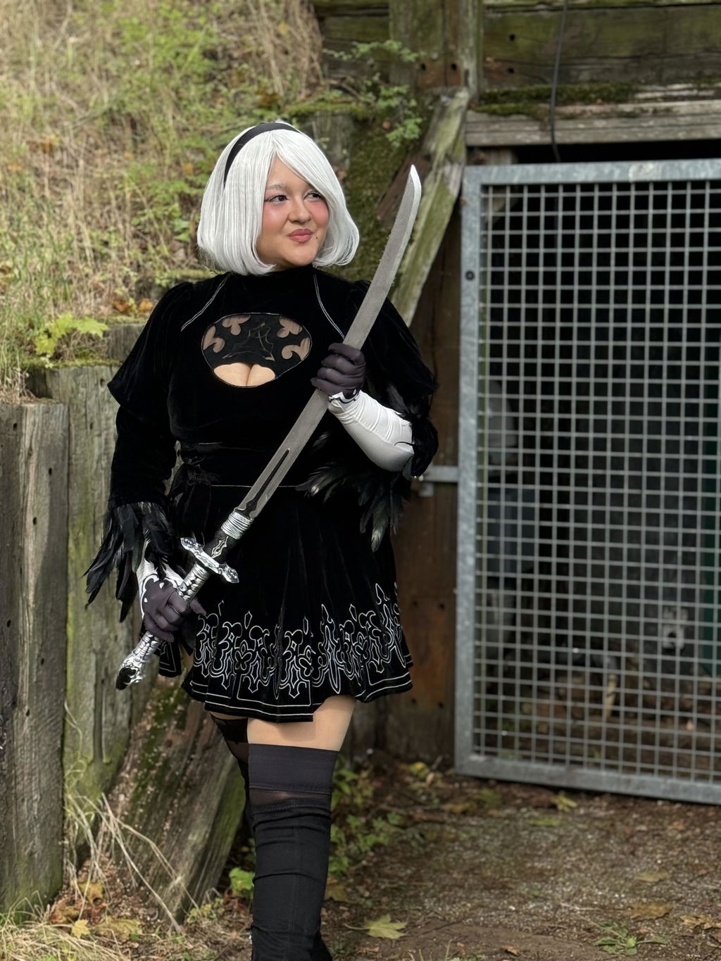 INSTOCK Uwowo Game YoRHa No.2 Type B 2B Cosplay Costume