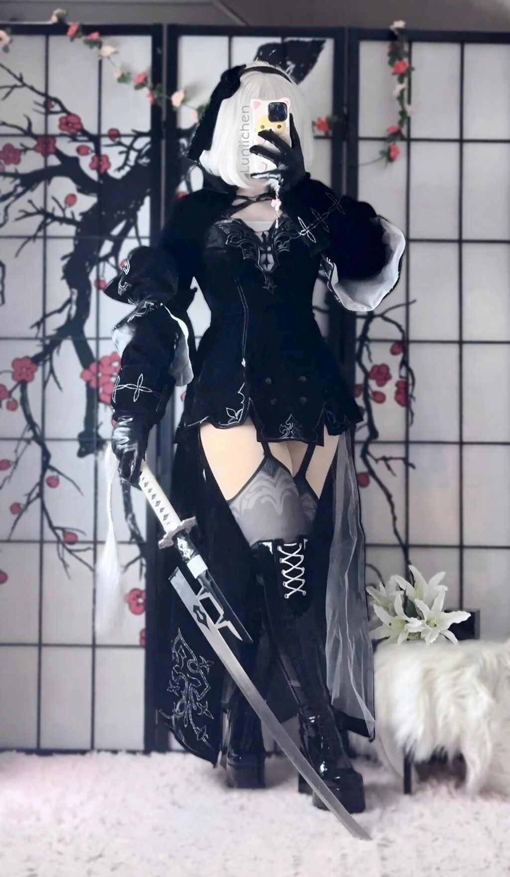 【Special Discount】INSTOCK S-3XL Uwowo 2B Reincarnation Alternate Battler Outfit Cosplay Costume