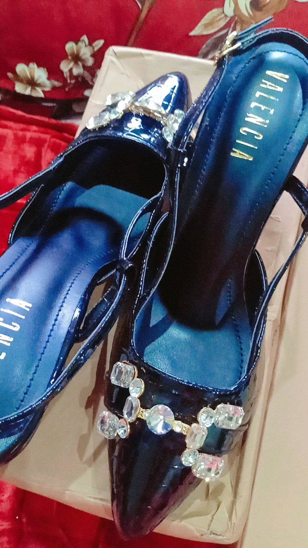 Zofia Stone Croc Heel