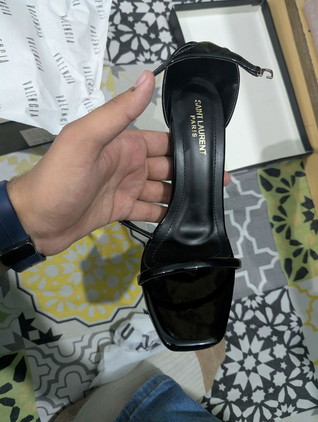 Black Opyum Heel (Original with Bag)