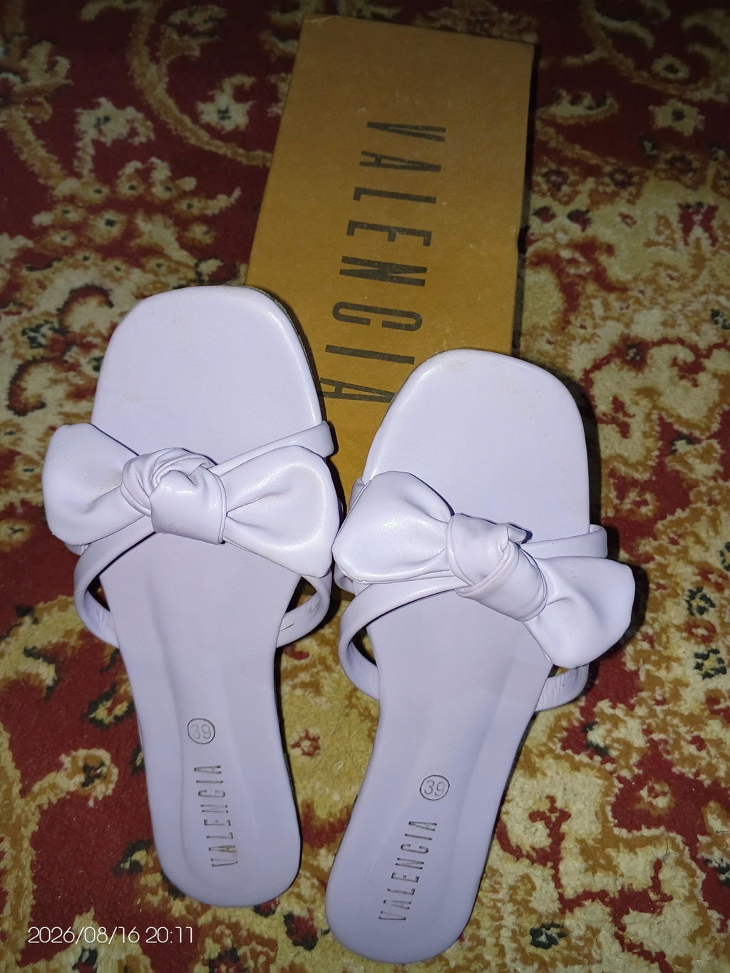 Lilac Bow Slipper