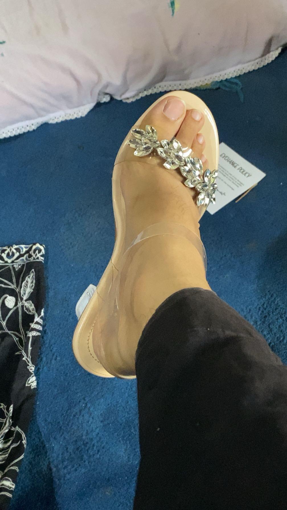 Stone Buckle Heel