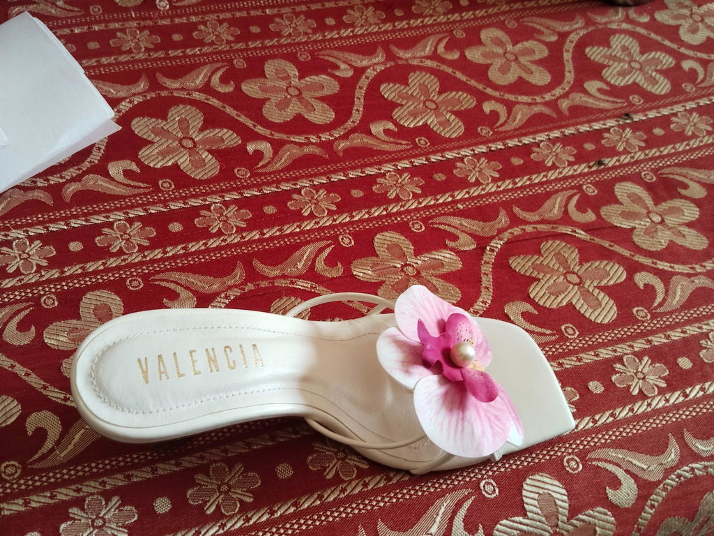 Rose Marie Flower Heel